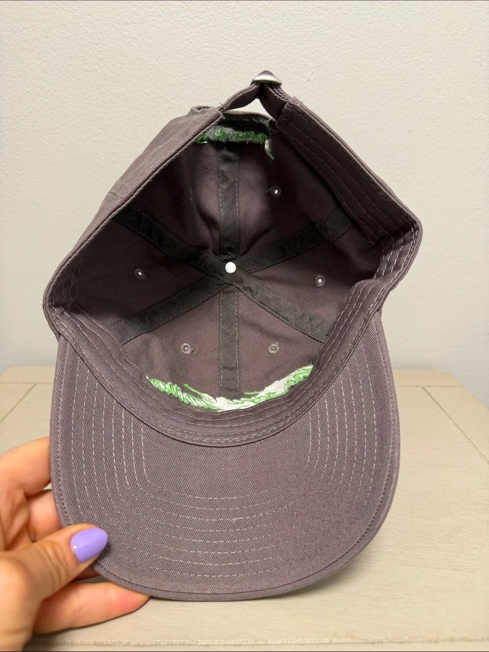 Justin Timberlake The Forget Tomorrow World Tour Hat Gray Green Embroidered Cap